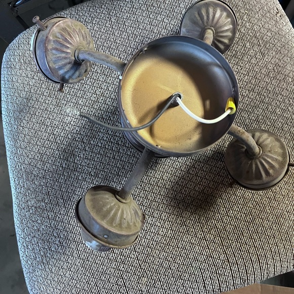 PM020923 Vintage Light Kit Base For Ceiling Fan - Picture 1 of 5